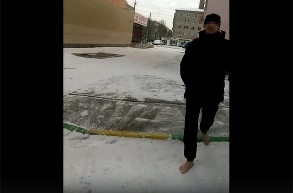 Кадр из видео очевидца