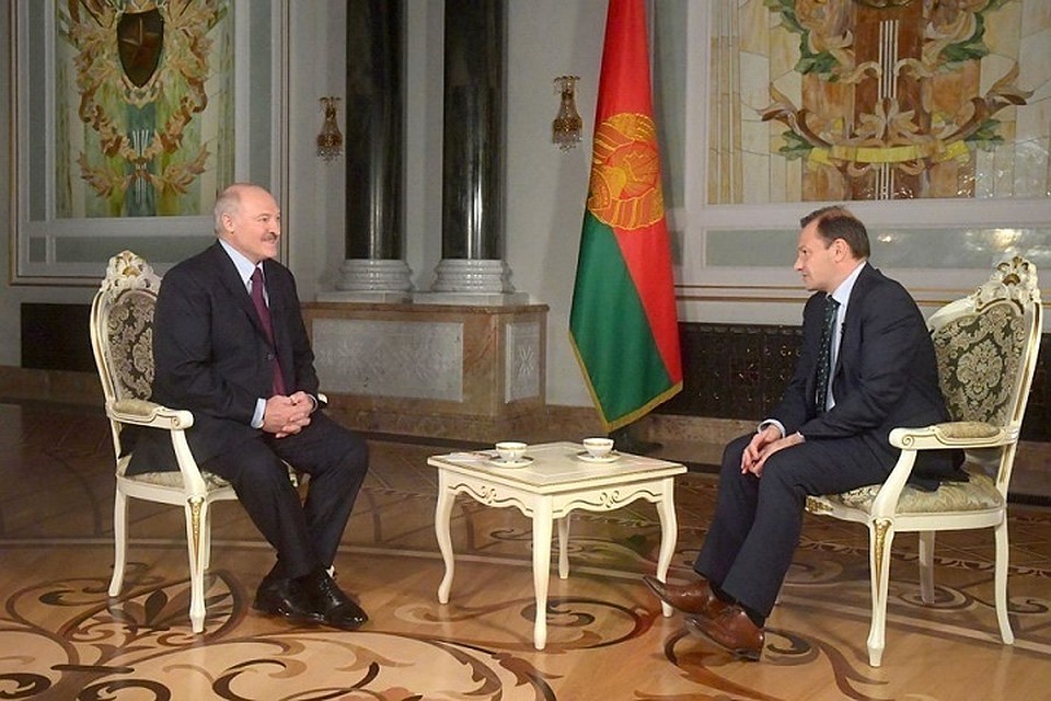 Александр Лукашенко дал видео-интервью телеканалу «Россия 24». Фото: БелТА.
