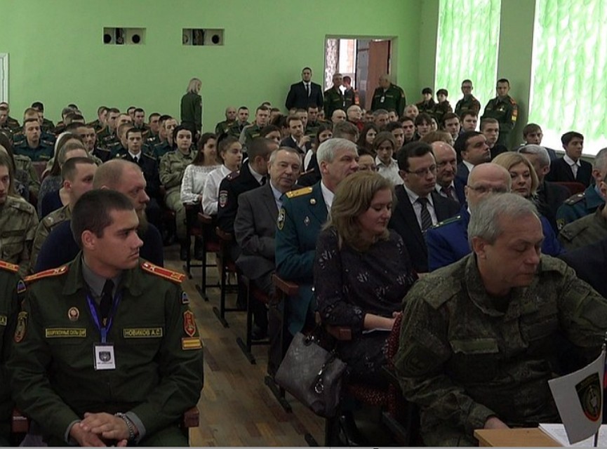 В военном училище прошел международный форум