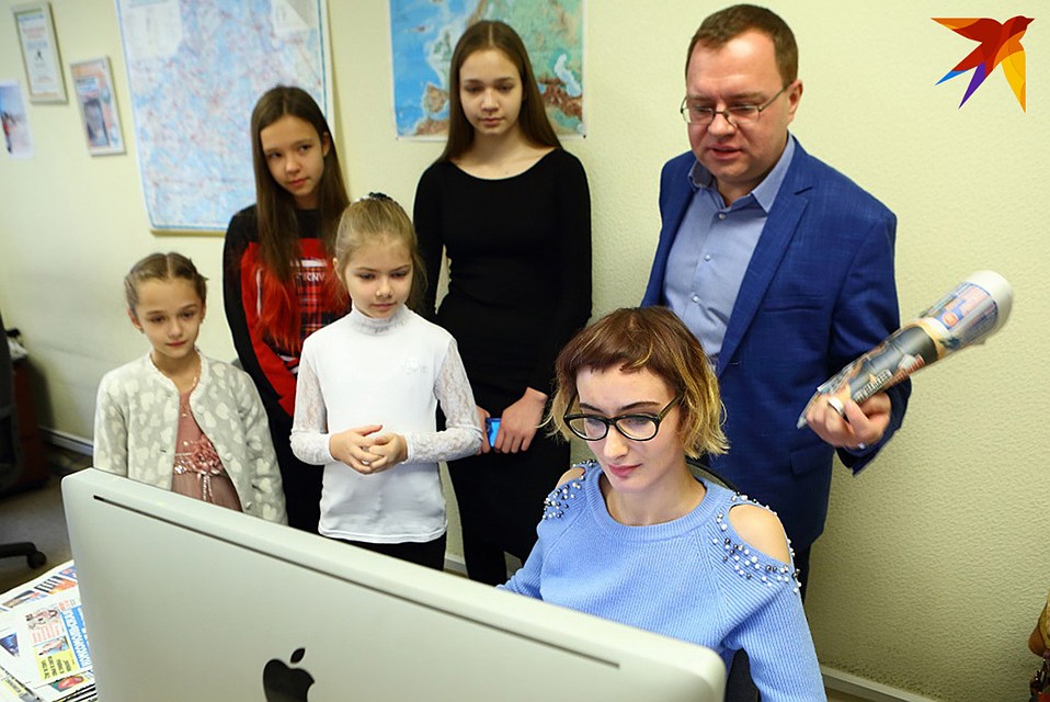 Победители вместе с родителями побывали в редакции «Комсомольской правды»