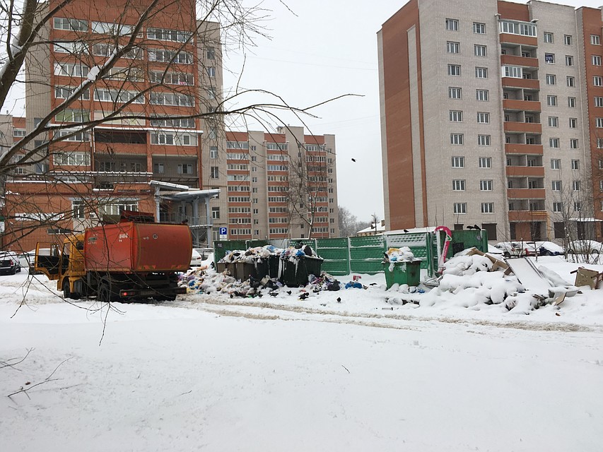 Смоляне жалуются на вывоз мусора.
