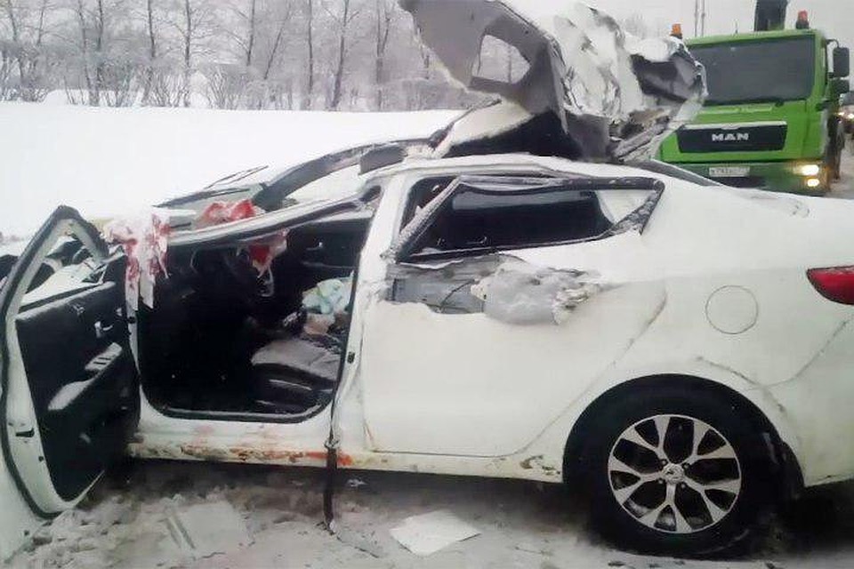 В четверг, 4 января, на 18-м километре внутренней стороны МКАД произошло ДТП. Фото: очевидец событий