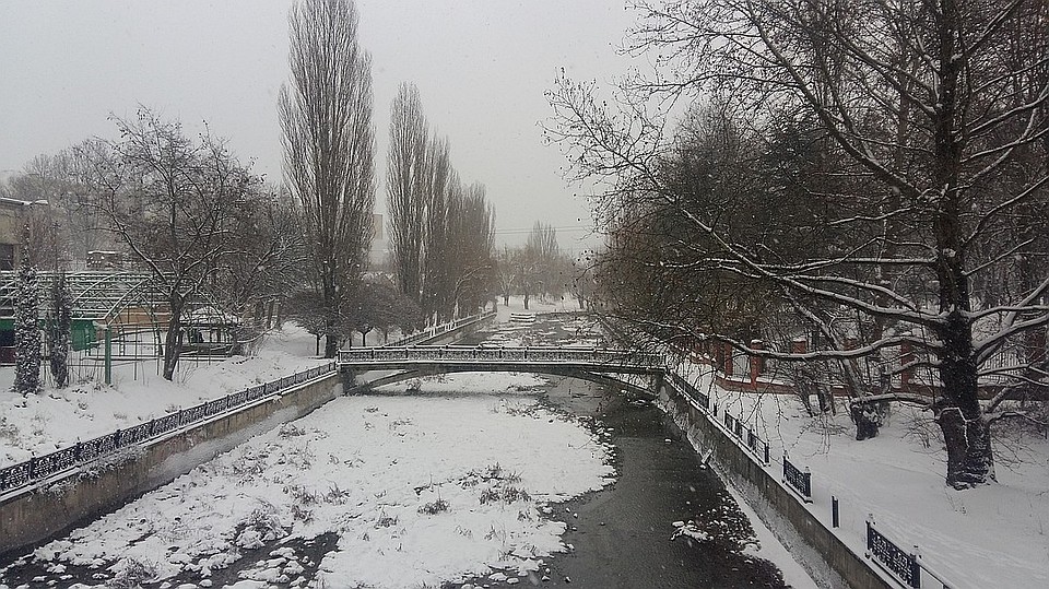 В Крыму настоящая зима.