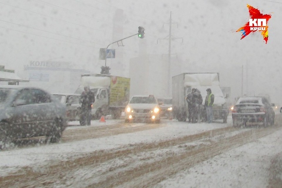 Снег прогнозируют во всех районах Татарстана.