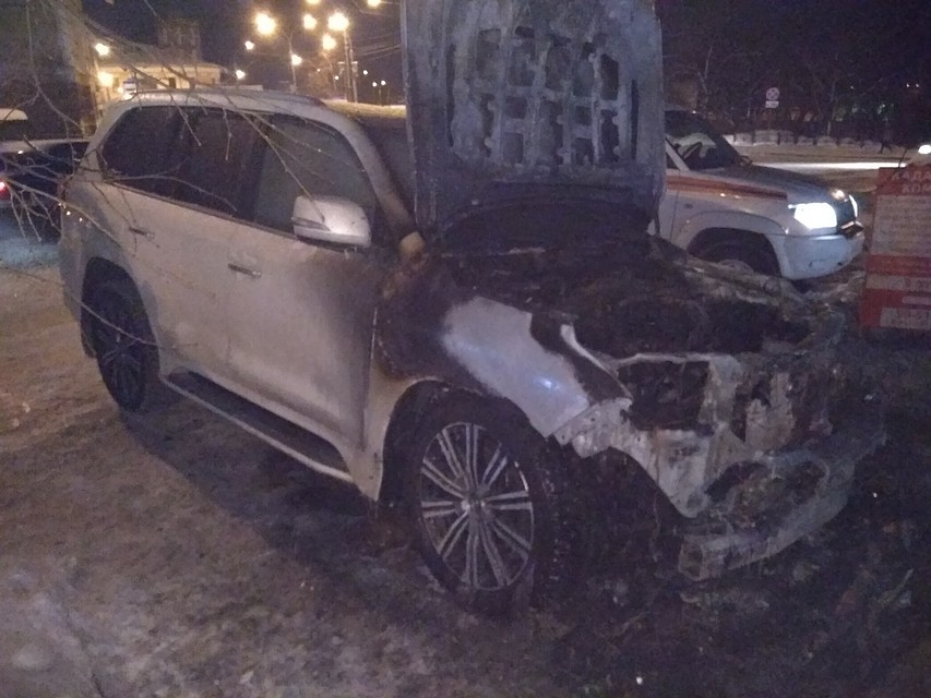 За считаннные минуты у машины выгорел пластик моторного отсека.