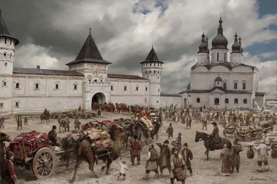Концепт-арт С.Алибекова для фильма "Тобол". Фото с сайта tobol-film.ru