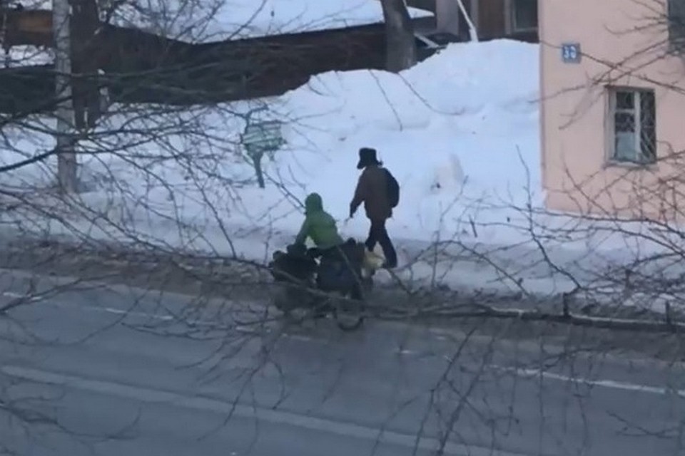 Иностранный турист едет на Байкал. Кадр: "ВКонтакте"
