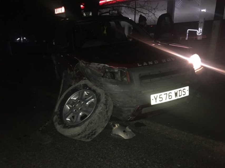 В Кишиневе столкнулись Land Rover Freelander и Renault Megane