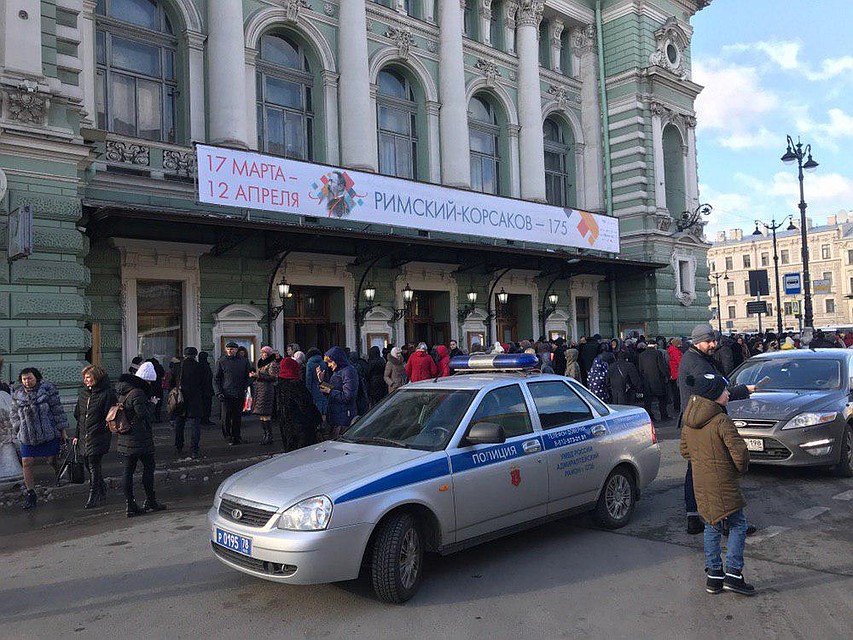 Остановлена работа во всех зданиях Мариинского театра