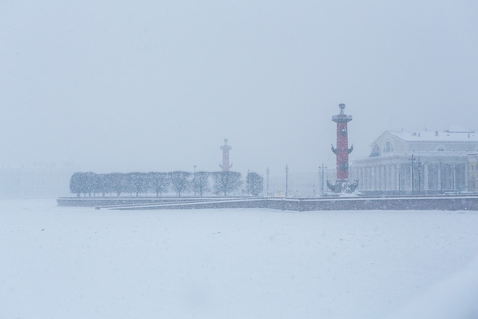 В Петербурге 22 февраля будет снежно и ветрено.