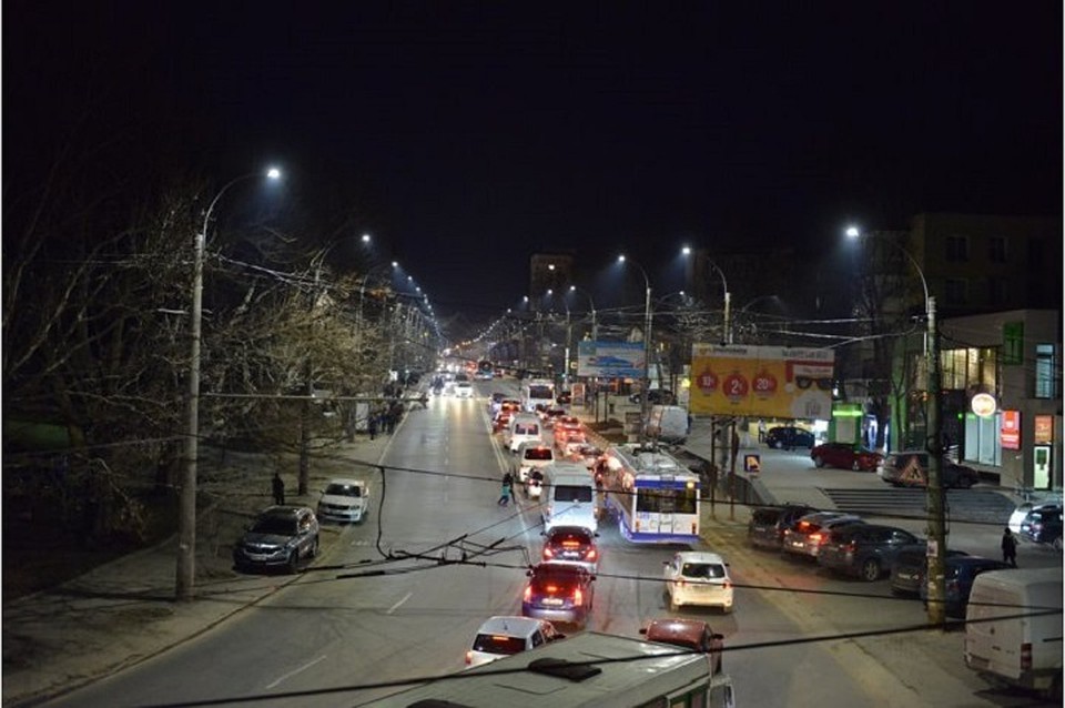 На Рышкановке, на улице Киевской, модернизировали освещение. Фото: Молдпрес