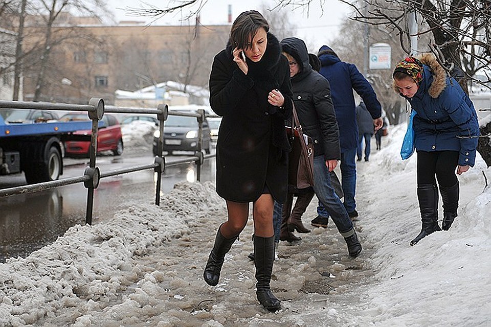 8 марта в Петербурге будет слякотно и до плюс 6 градусов.