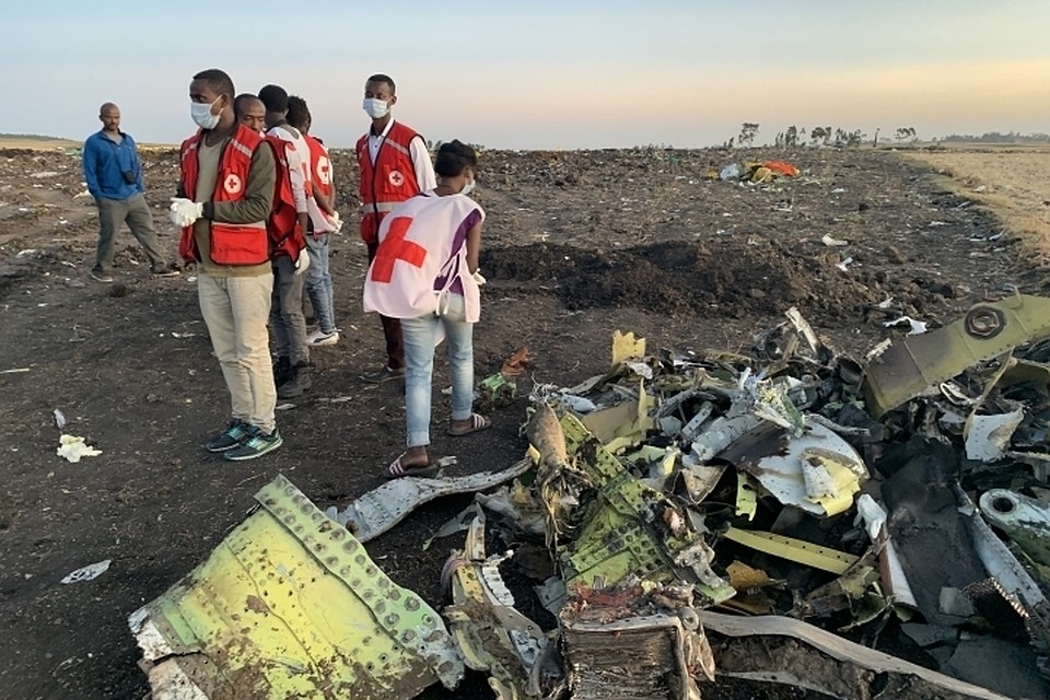 Самолет Boeing 737 Max авиакомпании Ethiopian Airlines 10 марта разбился в Эфиопии