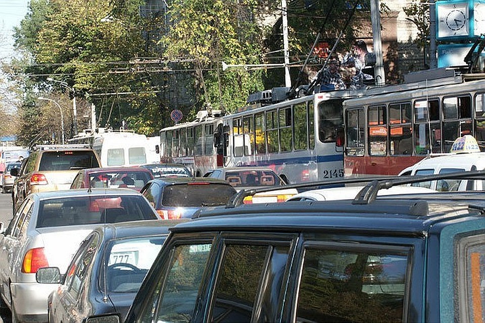 В столице снова пробки