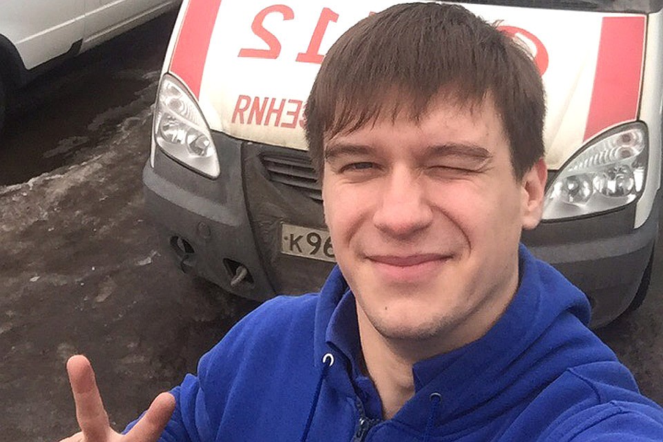 Водитель скорой Алексей Лукойленко.