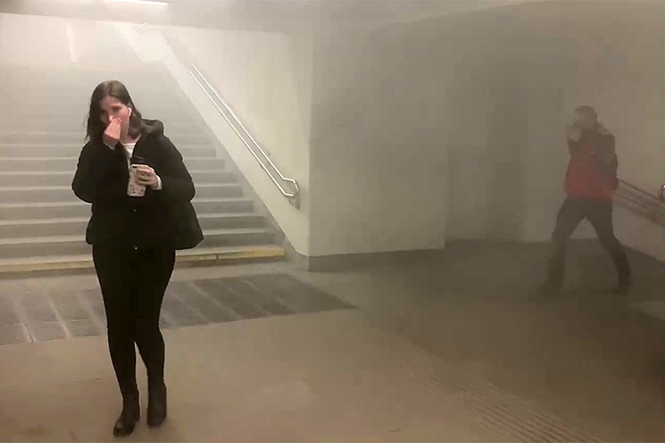 Оказалось, что пожар все же был, но на площади Тверской Заставы