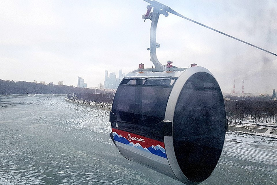 Московская канатная дорога открыта была пять месяцев назад