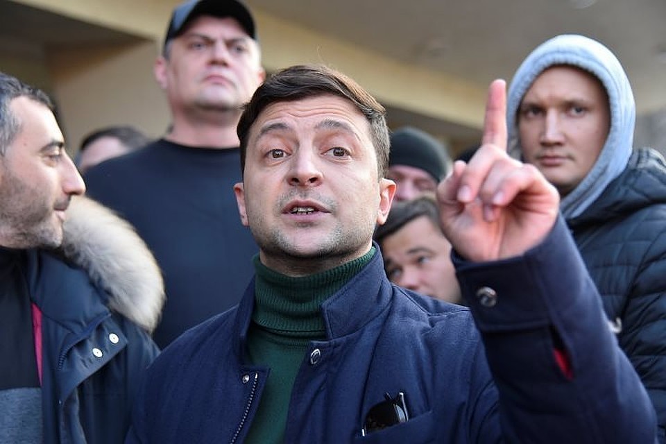 Кандидат в президенты Украины Владимир Зеленский