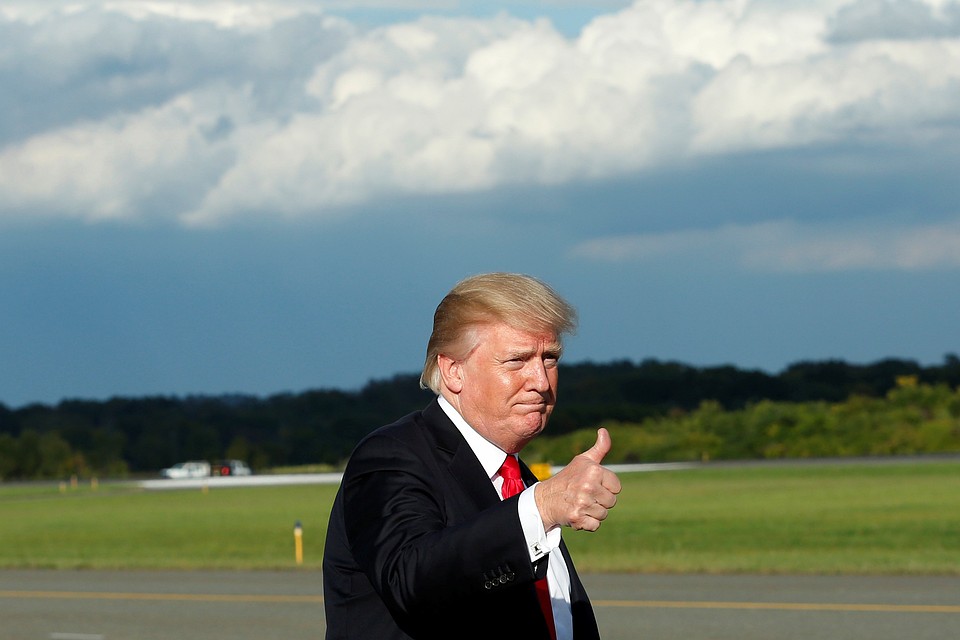 Американский лидер Дональд Трамп