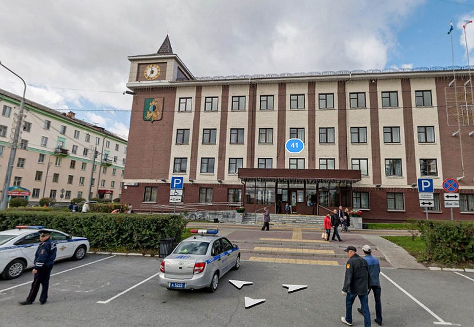 Из здания вывели всех чиновников, но бомбы не нашли. Фото: сервис Яндекс.Карты