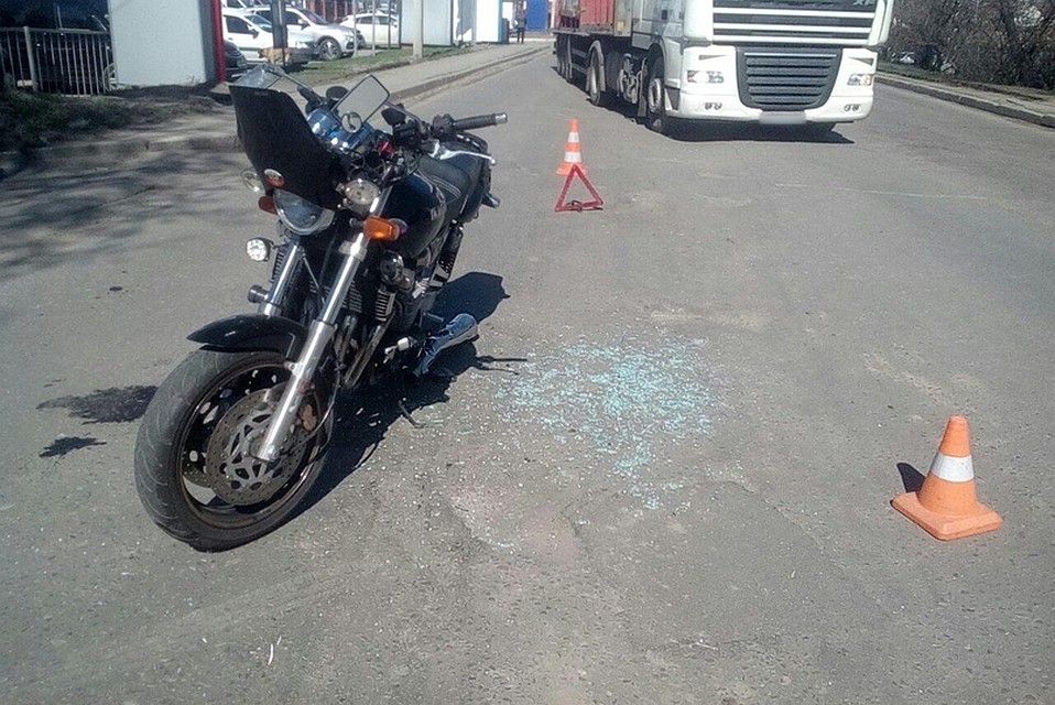 Пострадавшего мотоциклиста госпитализировали. Фото: УГИБДД по Брянской области
