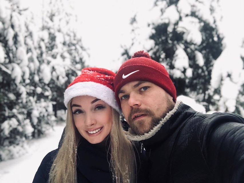 Оксана Русакова с мужем Вадимом