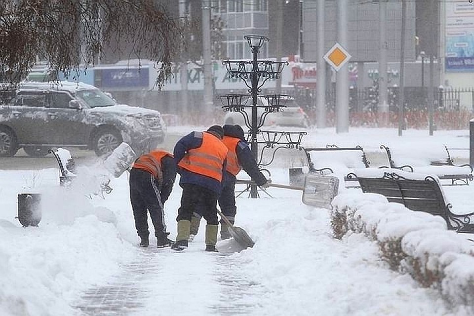 Перед Вербным воскресеньем в Томск вернулась зима
