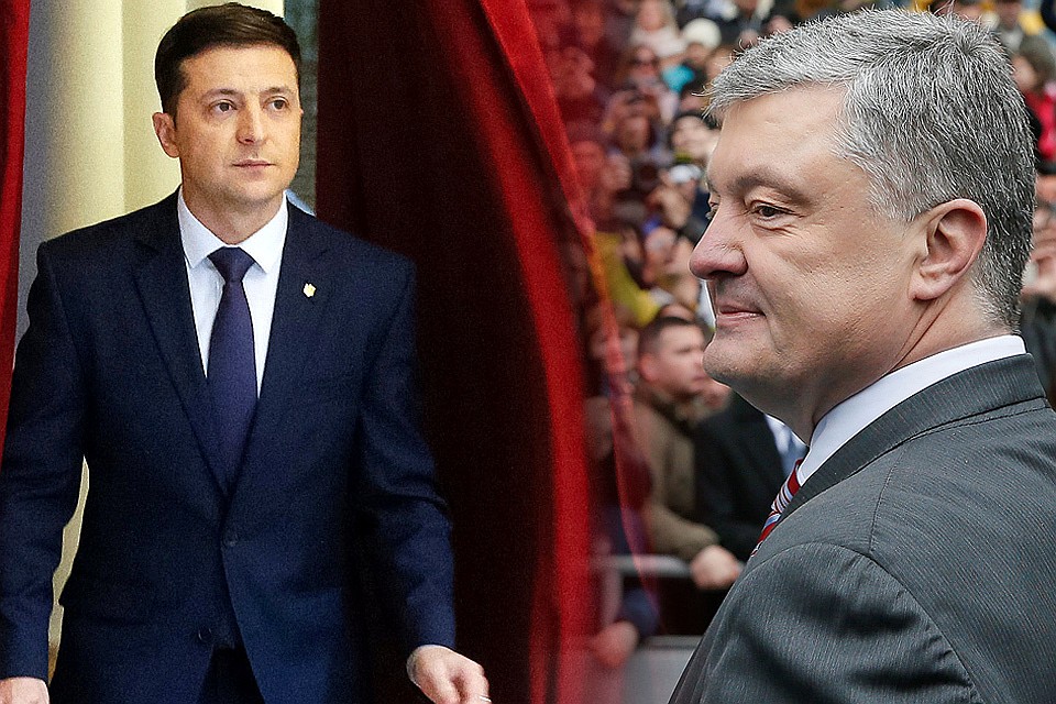 Дебаты Зеленского и Порошенко пройдут на стадионе "Олимпийский" 19 апреля в 19-00.