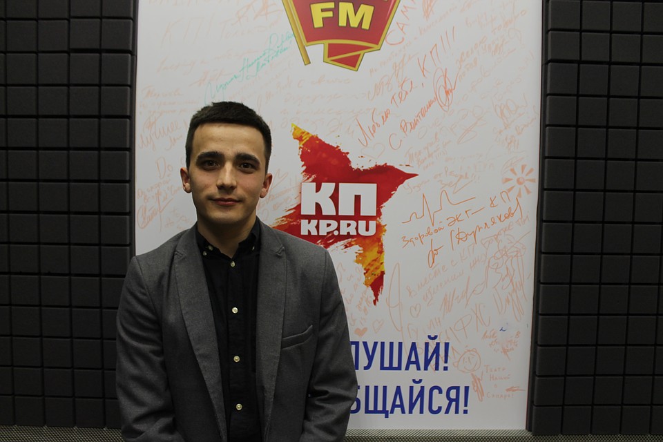 Сергей Семенов в студии радио "Комсомольская правда - Самара"