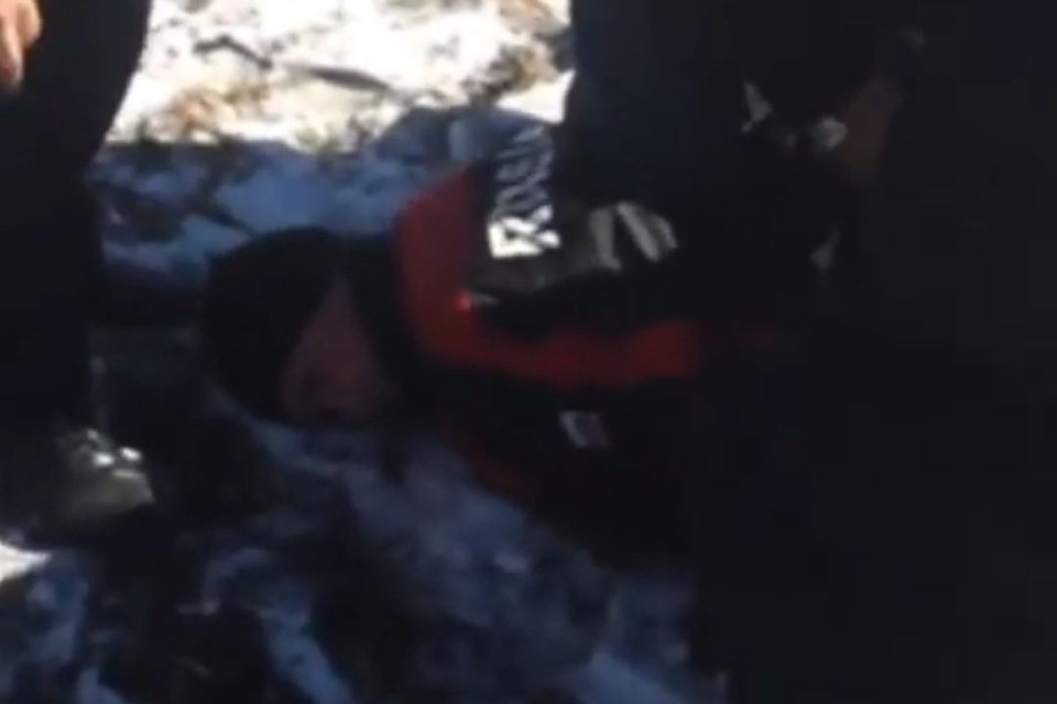 Подозреваемого задержали в Первомайском районе. Стоп-кадр с видео nstagram.com/pervomaiskii.r.