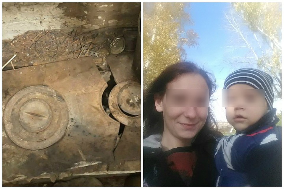 Та самая печь и мама с мальчиком