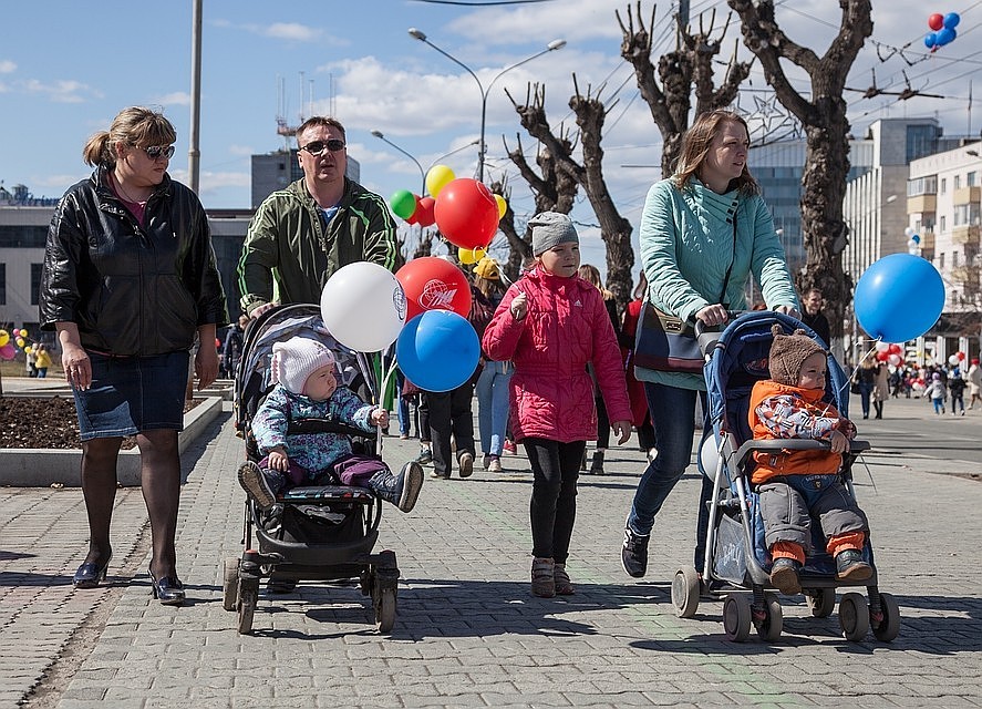 1 мая по центру Перми удобнее всего будет ходить пешком