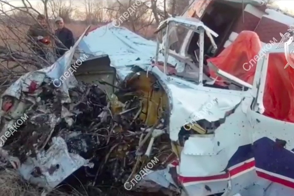 Появилось видео с места крушения самолета Як-18 под Хабаровском. Фото: скриншот видео