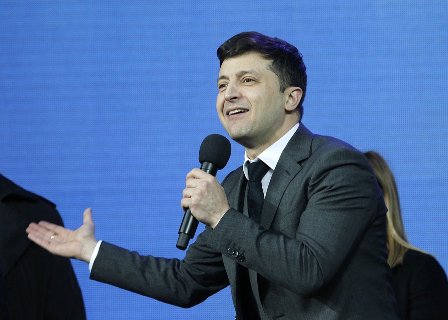 Избранный президент Украины Владимир Зеленский
