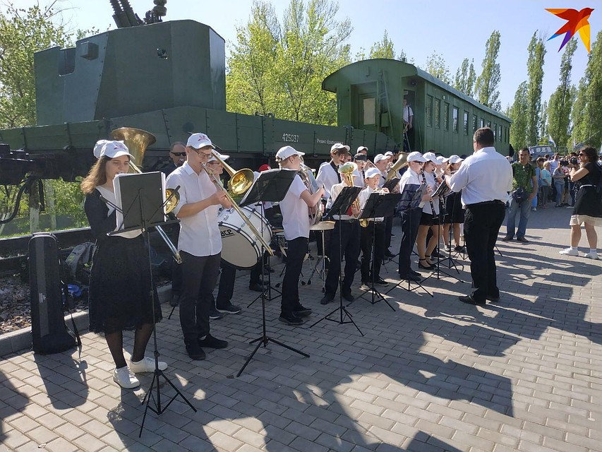 Вагон для тяжелораненых в Парке Победы