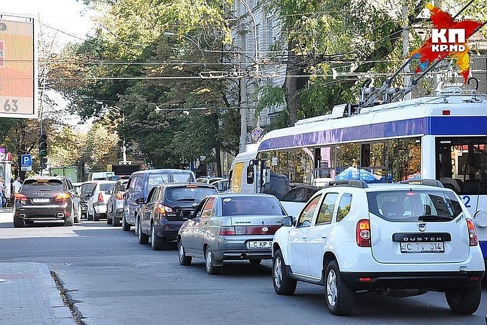 В столице снова пробки