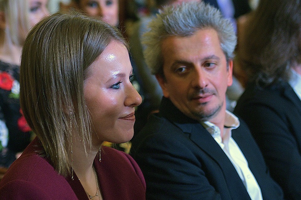 Ксения Собчак и Константин Богомолов на вручении премии "BraVo".