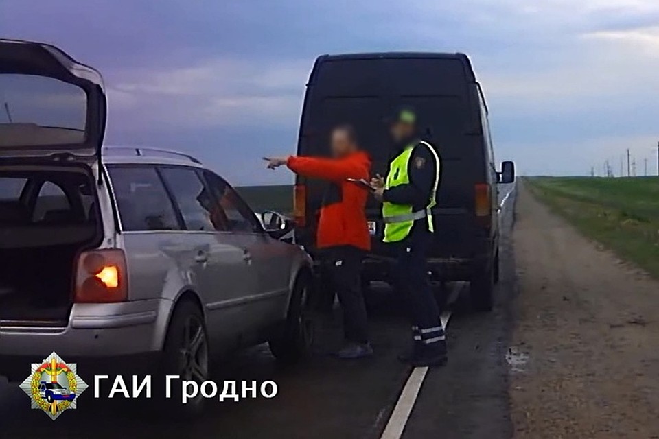 Пьяный водитель под Гродно протаранил другое авто из мести. Фото: ГАИ Гродно