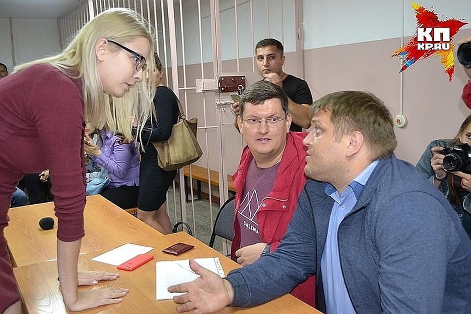 Мария Мотузная на судебном заседании