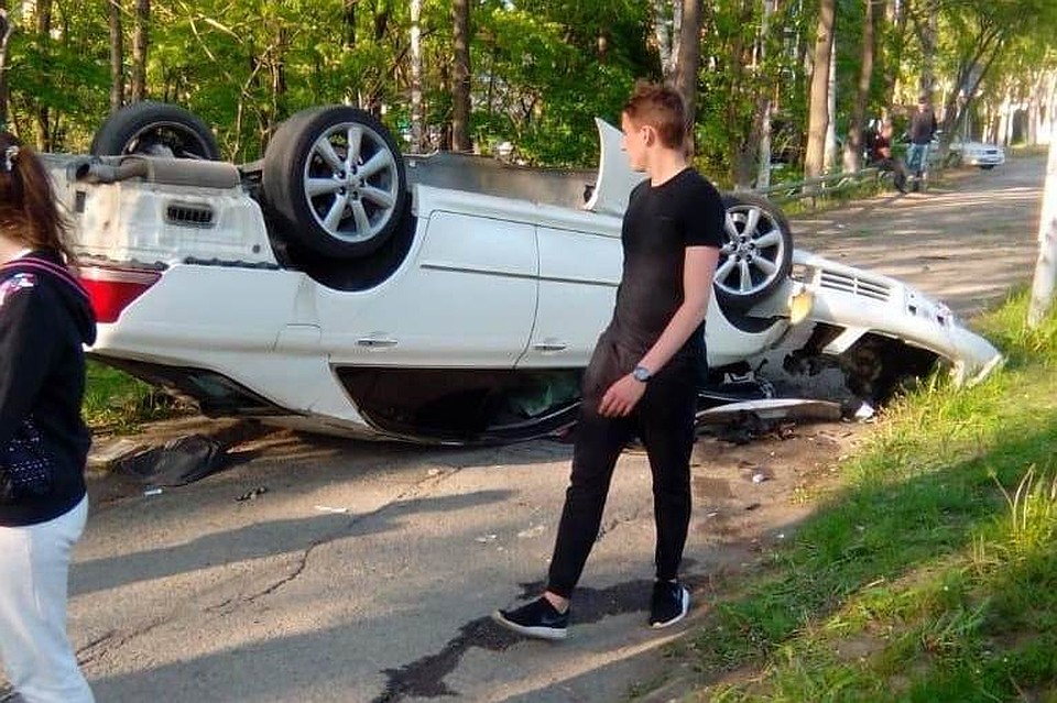 ДТП с участием сына депутата. Фото: инстаграм-аккаунт dpskontrol_125rus