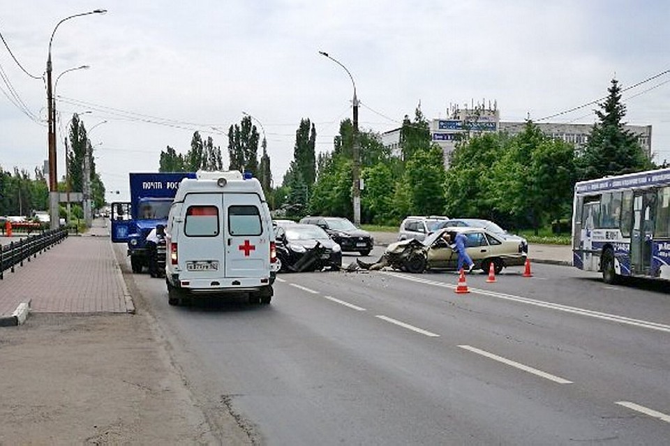 В ДТП пострадал водитель "Дэу"