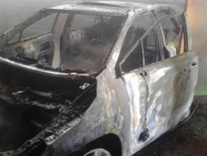 В Сургутском районе за день сгорели пять автомобилей. Фото с сайта МЧС России по ХМАО-Югре