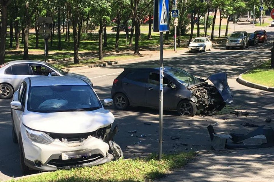 В аварии без пострадавших в Хабаровске жертва нашлась время спустя