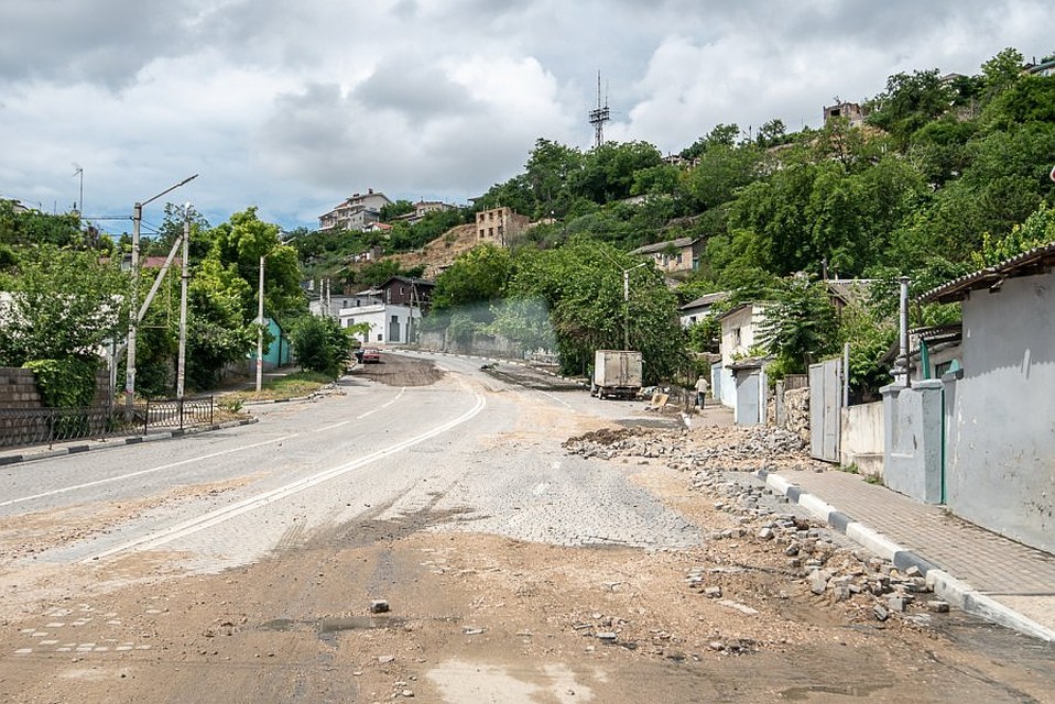 Вот так выглядела улица несколько дней назад. Фото: пресс-служба правительства Севастополя