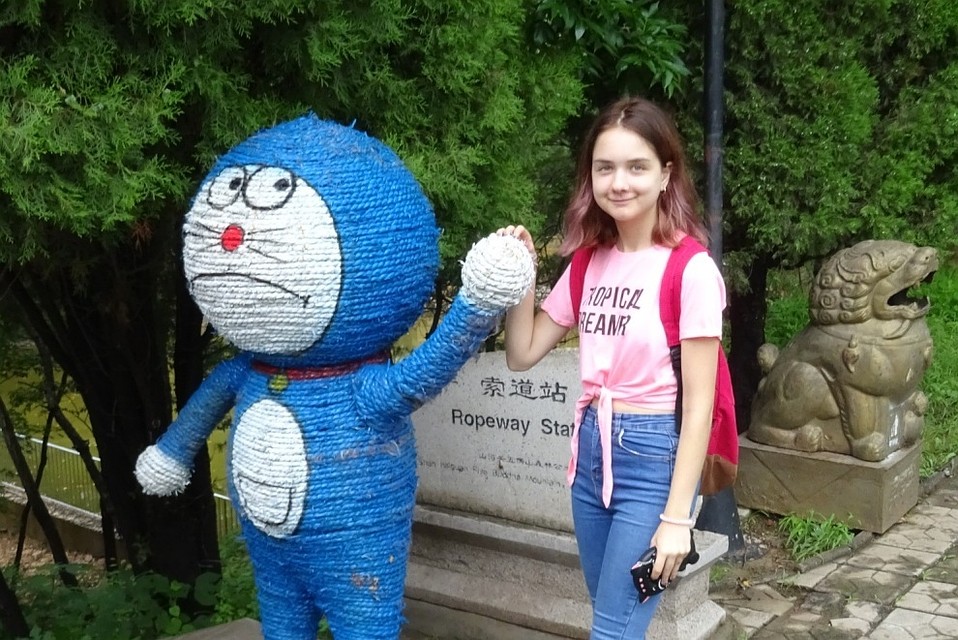 Полина Шишкина первой сдавала ЕГЭ по китайскому. Фото: из личного архива