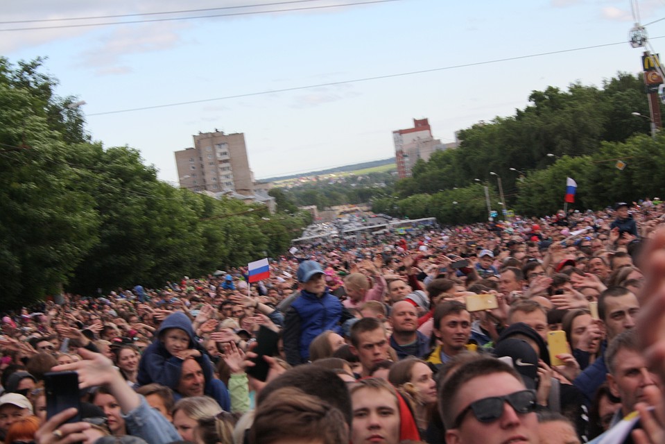 День города собрал порядка 54 тысяч человек