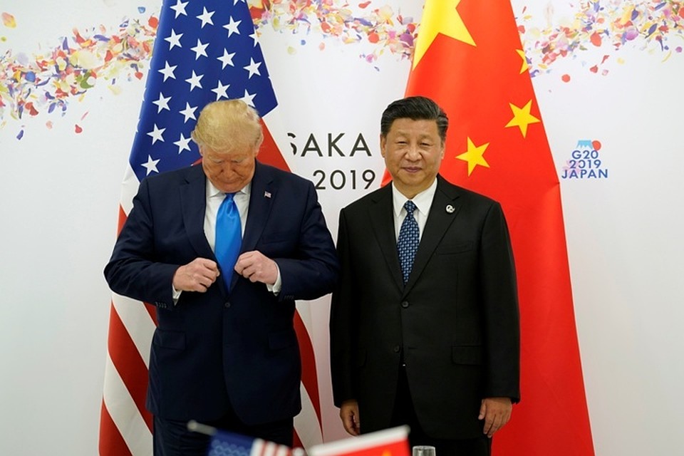 Президент США Дональд Трамп и председатель КНР Си Цзиньпин