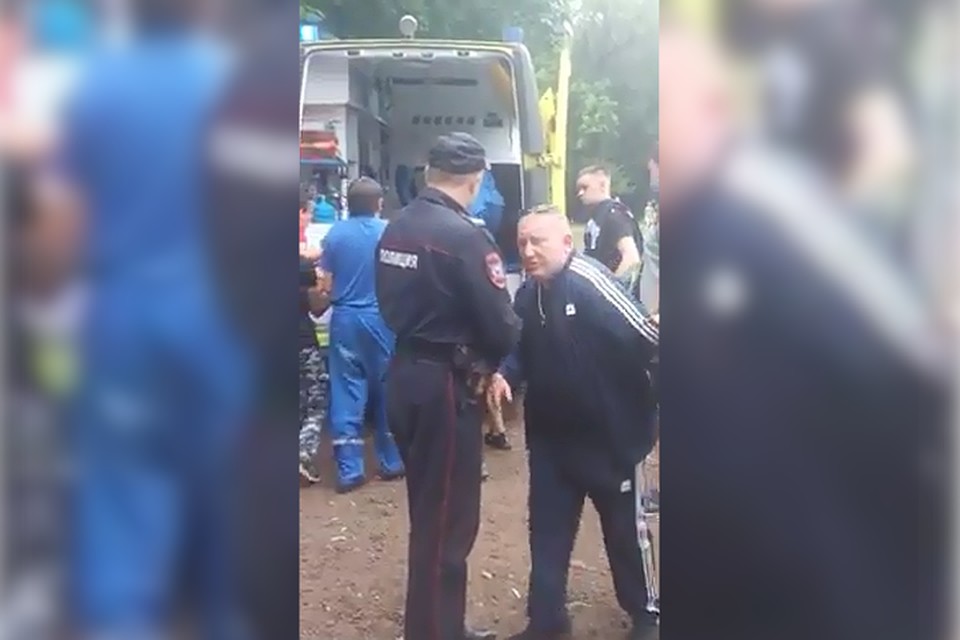 Мужчину до приезда полиции удерживали очевидцы
