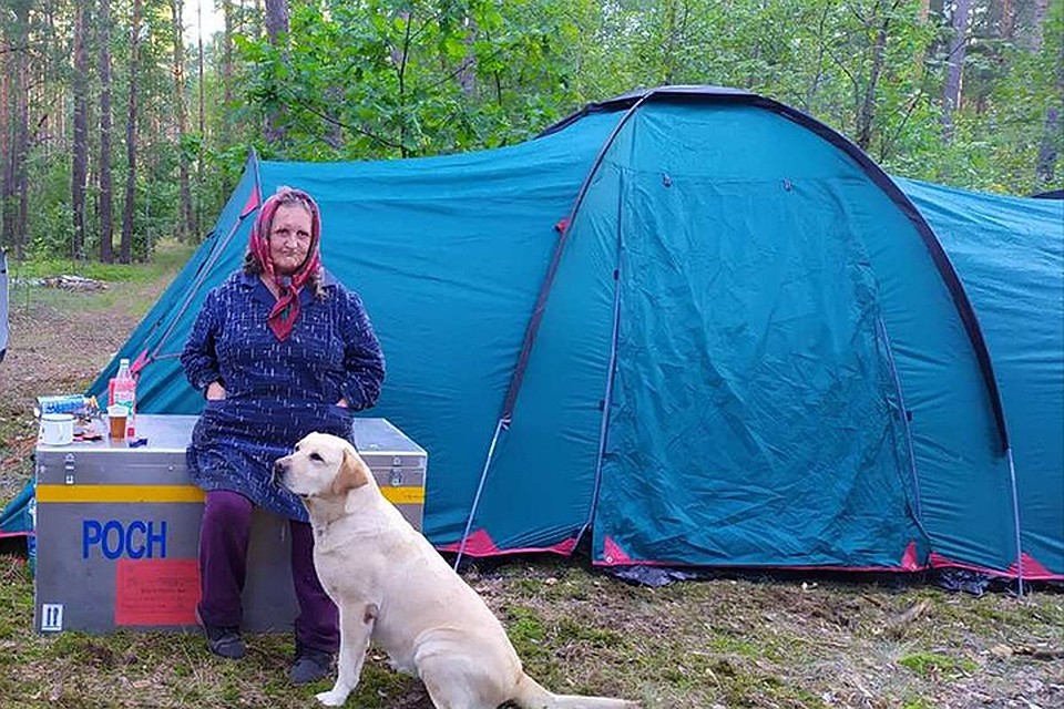 Пенсионерка потерялась в лесу, ее нашли через два дня. Фото: МЧС.