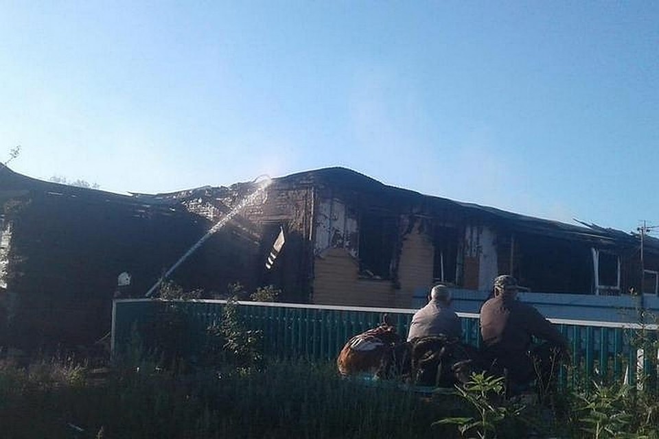 Пожар случился из-за неполадок с электрооборудованием